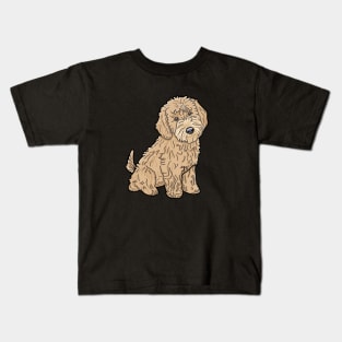 Golden Doodle Dog / Goldendoodle Kids T-Shirt